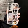Jesus Collage Pattern Case for Samsung Galaxy A16 A15 A26 A32 A53 A54 A56 A34 A51 A73 A71 A72 A12 A13 A35 A36 A23 Phone Cover