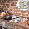 Glass Cutting Board 2X 30X52 Vegetables