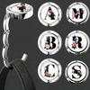 Foldable Bag Hanger Hook Purse Hook Handbag Hanger Table Hook Holder With Personalized Letter A-Z, Portable Table Hook For Women