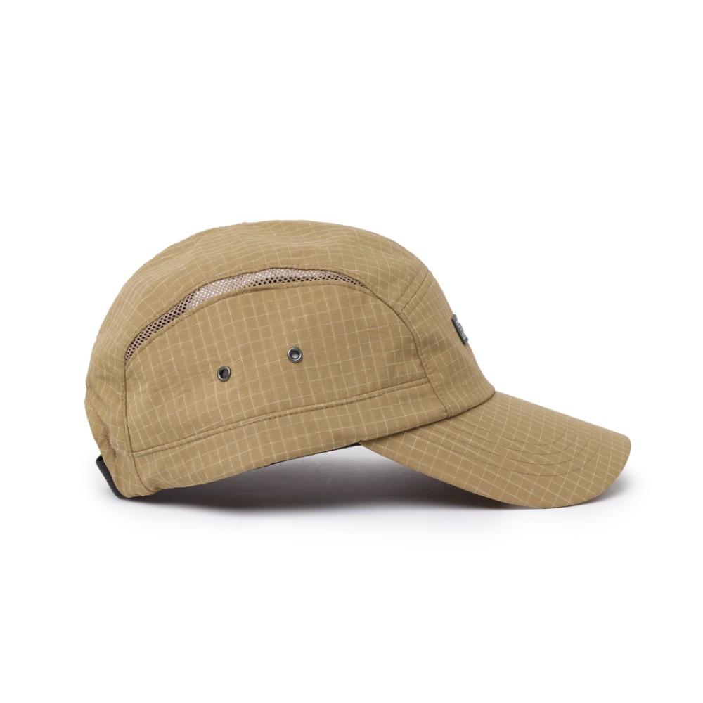 BROMPTON LONDON Slub Check Camp Cap - D/Beige (P255Aha103)