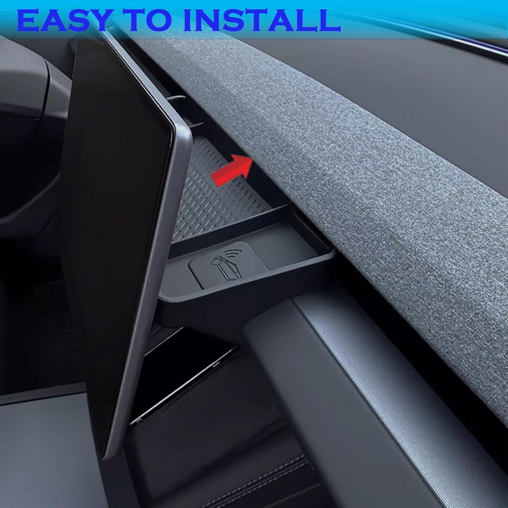 Dashboard Storage Tray For Tesla Model Y Juniper  Model 3 Highland Silicone Tissue Box Center Console Screen Rear Organizer