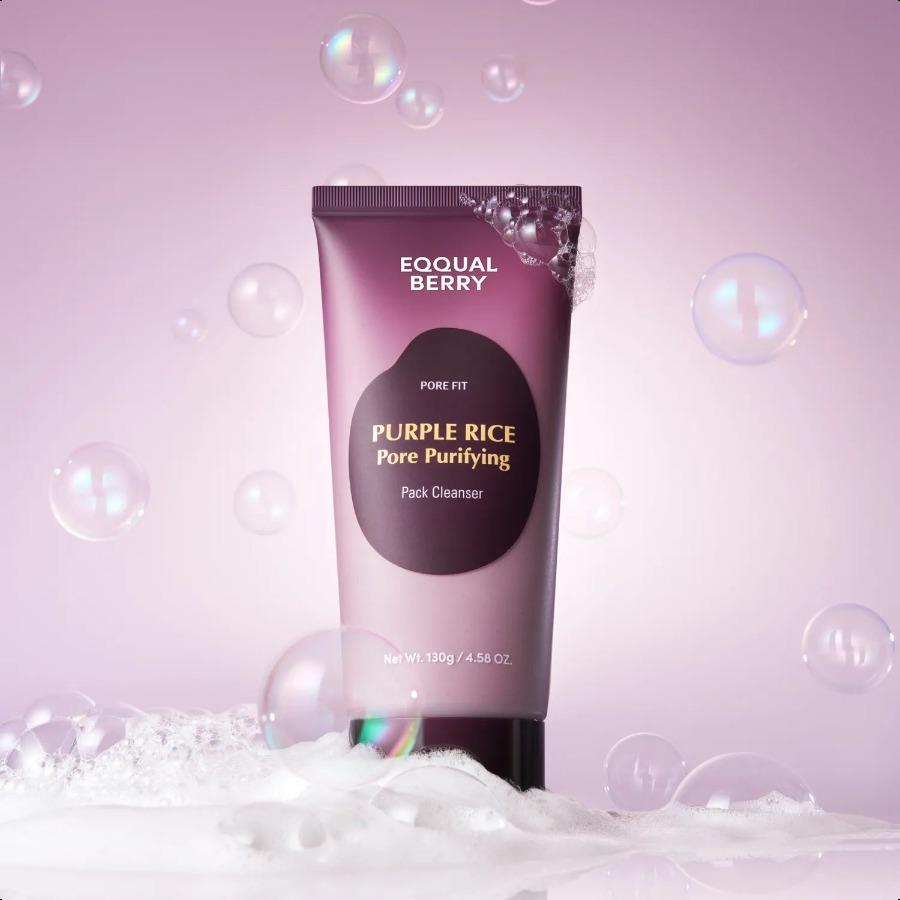 EQQUALBERRY Purple Rice Pore Pack Cleanser 130ml Cleanser 130ml