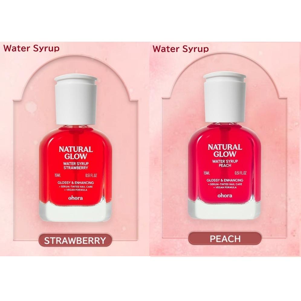 OHORA Sada posilovače nehtů Sirup Posilující péče o nehty Lesk 10 ml x2 (10 X 10)