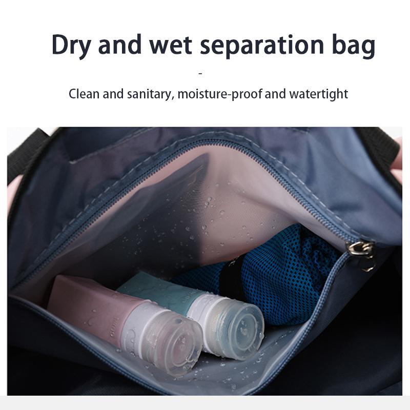 Buy Dry and wet separation fitness bag, sports travel bag, shoe yoga ...