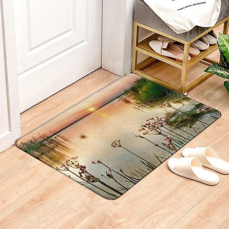 House Entrance Carpet Home Natural Animal Styles Doormat Room Rug  Bath Mat Foot Mat Bathroom Non-slip Kitchen Mat Home Decor