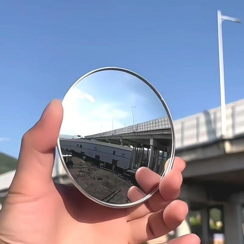 Travel Handheld Selfie Mirror INS Portable Round Reflection Convex Mirrors for Photography Prop Vlogging Traveling Accessories