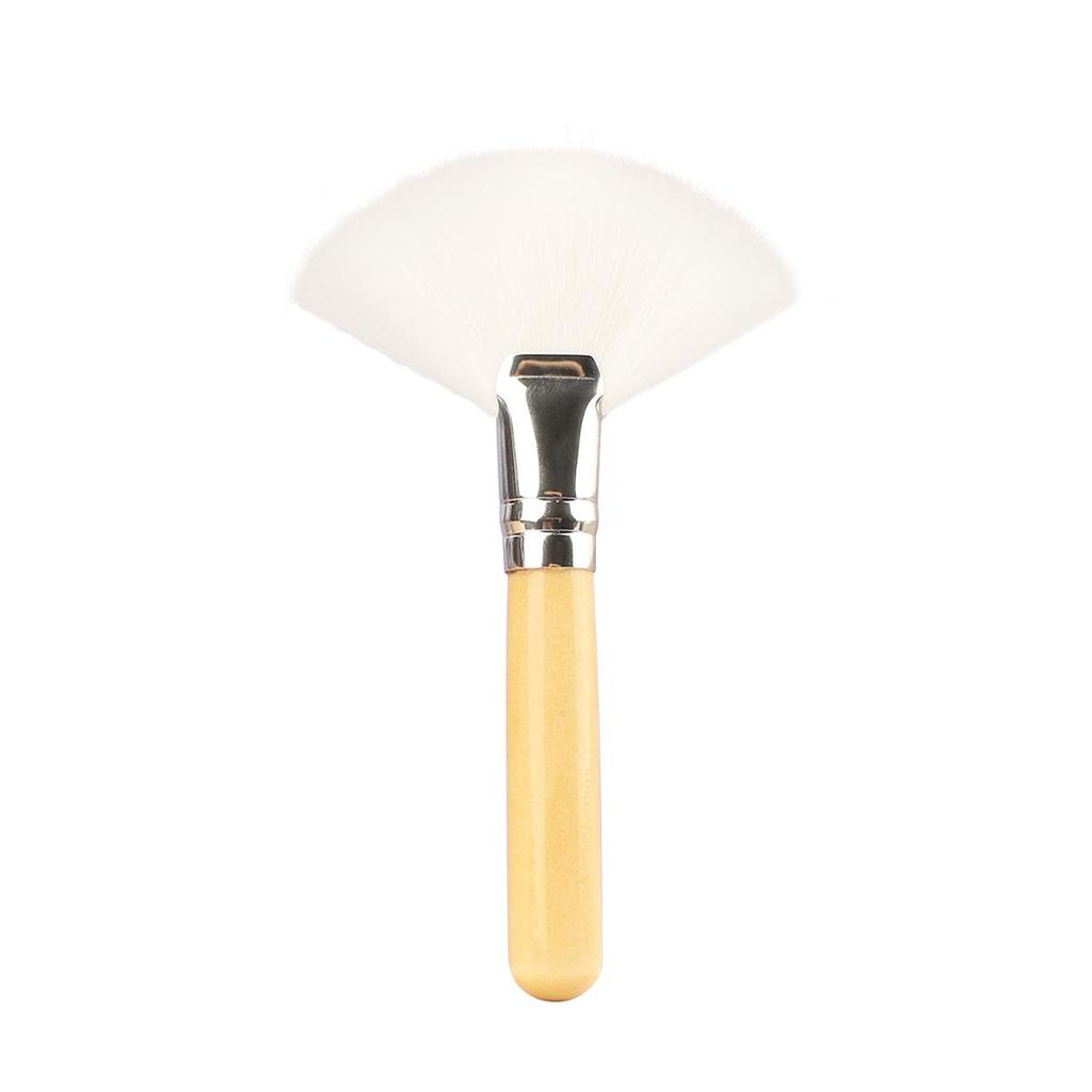 Fan-Shaped Highlight & Blending Brush: Soft Makeup Tool In Stock