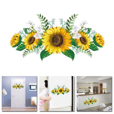 Sunflower Creative Wall Sticker Bedroom Living Room Home Decoration