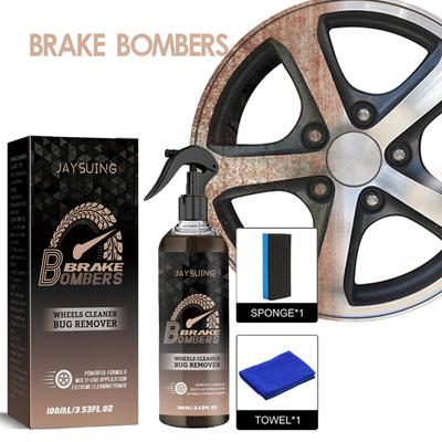 Wheel Cleaner Non-Acid Bug Remover Wheel Polish Liquid Brake Disc Parts Hub Decontamination Polishing Rim Rust Cleaner