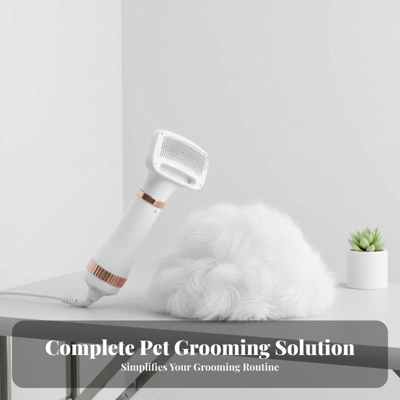 2-in-1 Pet Hair Dryer Brush Quick Dry 2-in-1 Pet Dryer Brush Low Noise
