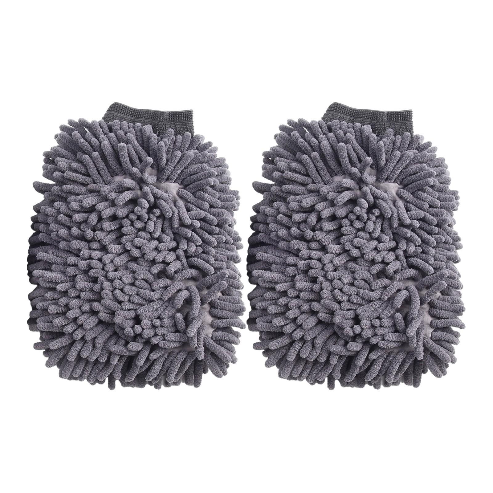 

2 в 1 перчатка для мытья автомобиля из микрофибры сменная перчатка-лапша