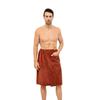 Long Shower Towel Solid Color Short Towel Pant Soft Men Wearable Bath Towel  Home