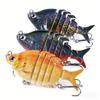 Multi-section Fish Lure Bait6.35cm9.3gBionic Bait Freshwater Sea Fishing Bass Tilapia All-Purpose Fake Bait Fishing Gear