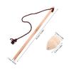 SAFIGLE Spinning Wooden Whip Traditional Solid Wood with Gyro Concentration Perfect for Summer Festival Top, Top, Style, Mechanism, Training,