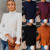Fashion Women Summer Loose Casual Long Sleeves Lace T Shirt Blouse Tops For Effortless Style