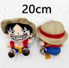 One Piece Plush Toys Monkey D Luffy Ace Law Soft Stuffed Dolls Tony Chopper Cos Sanji Sabo Buggy Birthday Gift 20cm