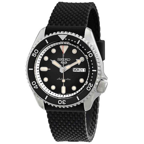 Refurbished Seiko 5 Sports Suits Style Automatic SRPD73K2 100M Men s Watch чёрный