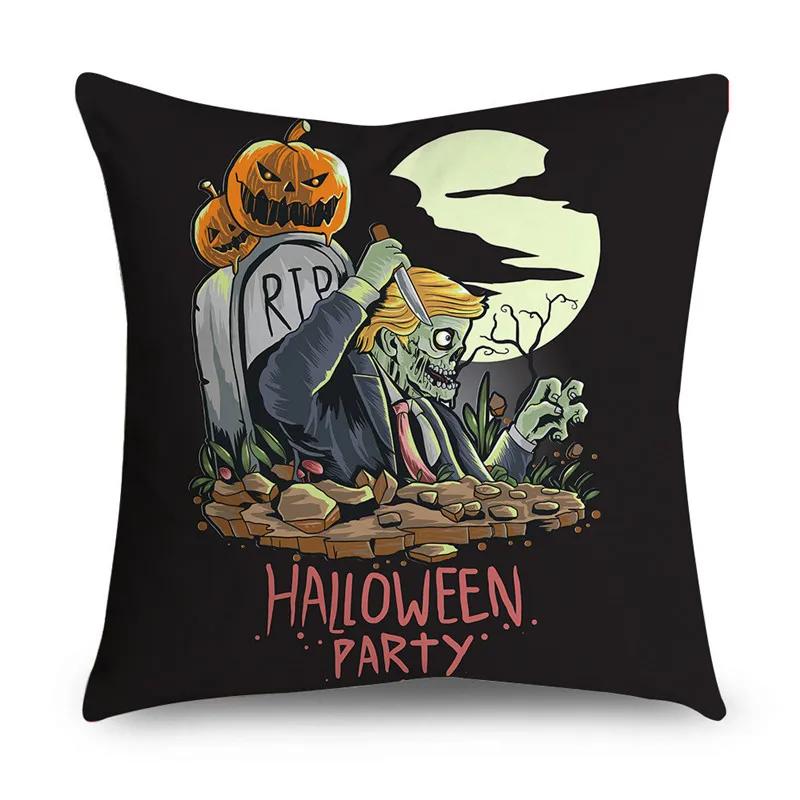 Halloween Easter Print Pattern Cushion Cover Home Living Room Sofa Decoration   Pillow