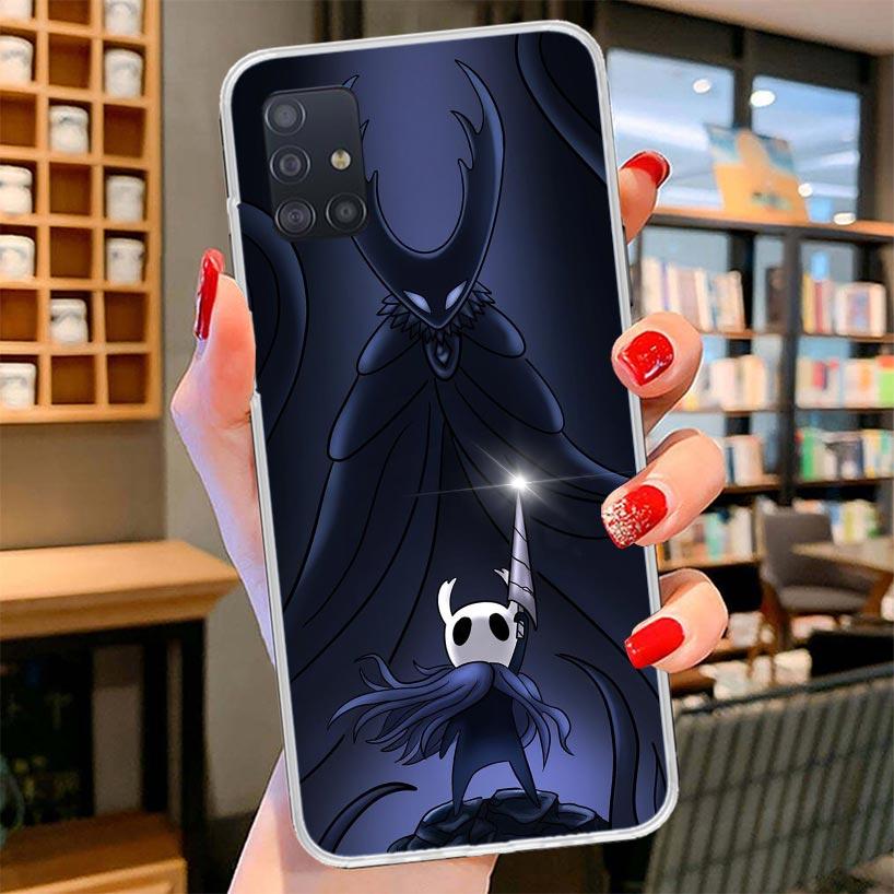 Hollow Knight Cartoon Cover Phone Case For Samsung Galaxy A12 A22 A32 A52 A72 A02S Phone Case Note 20 Ultra 10 S10 Plus A51 A71