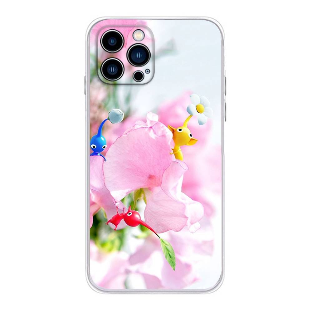 

P-Pikmin 4 Game Phone Case For iPhone 17 16,15,14,13,12,11 Plus,Pro,Max,XR,Plus,E,Mini Transparent Soft Cover iPhone13PRO