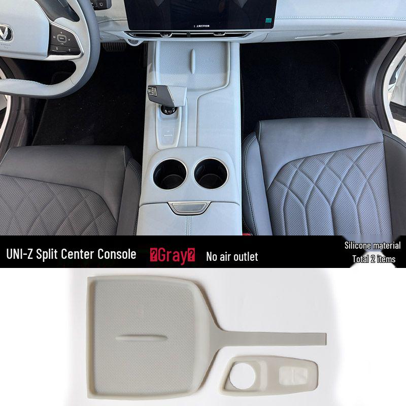 

Anti-Slip Pad for Wireless Charger and Cup Holder in Changan UNIZ Console Eco-friendly Odorless Soft Silicone for 24-26 UNIZ