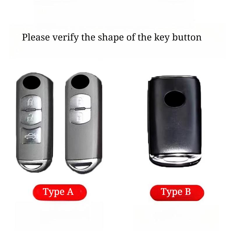 Car Key Fob Cover for Mazda 3 Axela CX-5 CX-30 CX-50 Mazda 6 Atenza Key Case Shell
