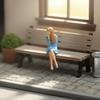 1:87 Sand Table Figure Collectible 1:64 Scale Miniature People High Detail Resin Model for