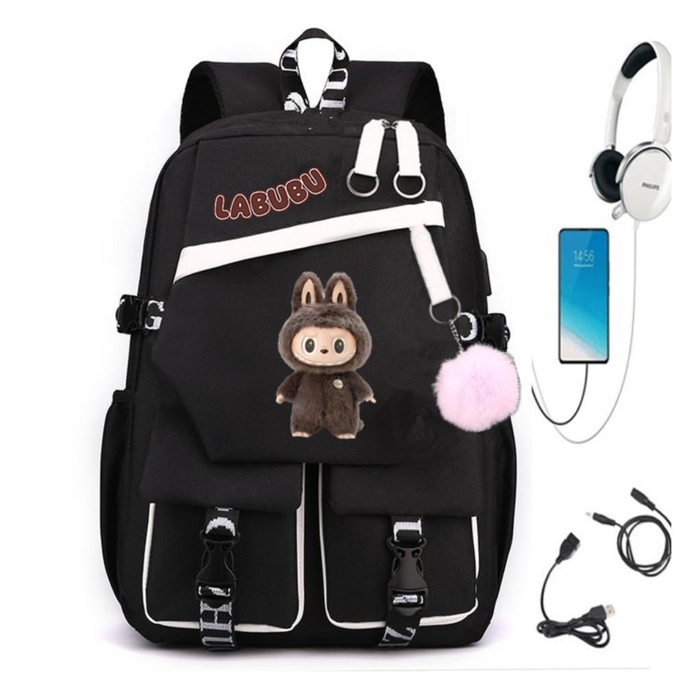 Teen Student Schoolbag Cartoon Backpack Leisure Travel Computer Bag