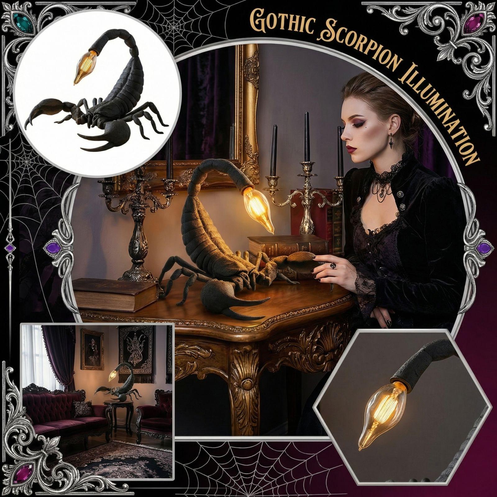 Готическая Скорпион Настольная Лампа Украшение Настольный Орнамент One Size