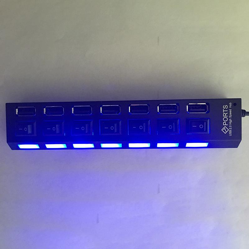High-Speed 7-Port USB 2.0 Hub Switch & Extender