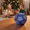 Group Activity Props Santa Swap Gift Exchange Dice, 12-Side Glitter Game Christmas Stocking Stuffers, Ideas Secret Party Favors Dice for Family Party,