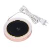 Electric Cup Warmer Constant Temperature 2 Modes LED Light Desk Cup Warmer for Office Cafe Home  AC ‑