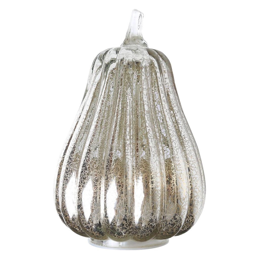 Glass Halloween Pumpkin Lamp Light Decoration Lantern LED Pumpkin Battery Operated for Halloween Party Gift Light Up Home Decor