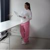 Unisex Embroidered Sweatpants Streetwear Hip Hop Casual Loose Fit Pants