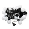 Solar LED Outdoor Camping Lantern String Lights - G50 Round Bulbs, Decorative Tent & Canopy Lights