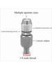 1/4" 1/2" Stainless Steel Adjustable Atomization Sprayer 0.8-1.8mm Misting Nozzle Adapter Garden Irrigation Agriculture Watering