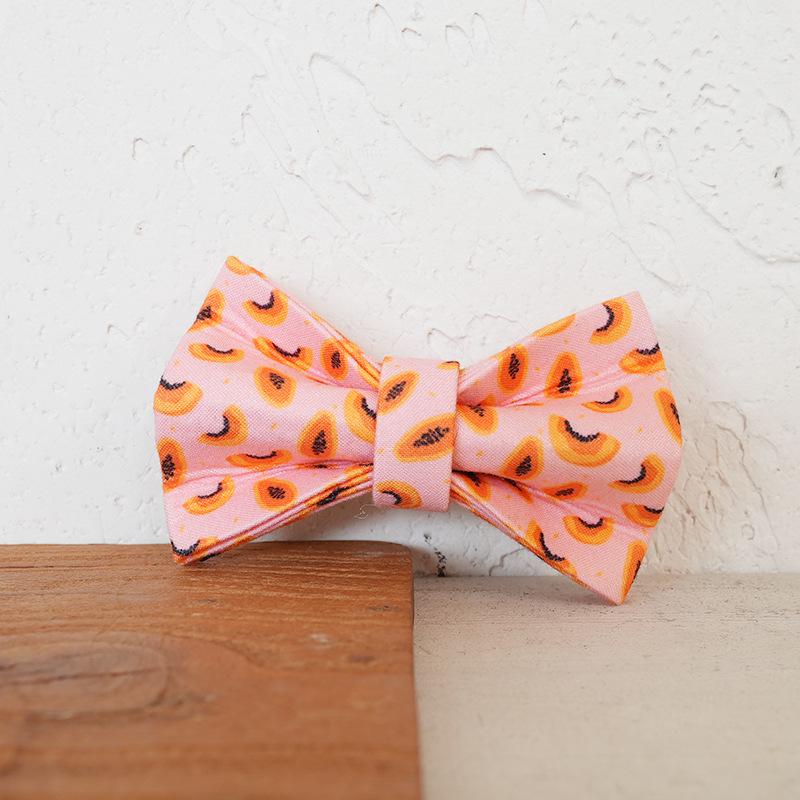 Pink Sweet Papaya Cat Collar - Durable, Double Layer, Wear-Resistant UCC-183J