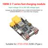 2-7S 100W Fast Charging Module Universal Mobile Power Motherboard Supports Lithium/LiFePO4 Batteries Dual USB Dual Type C