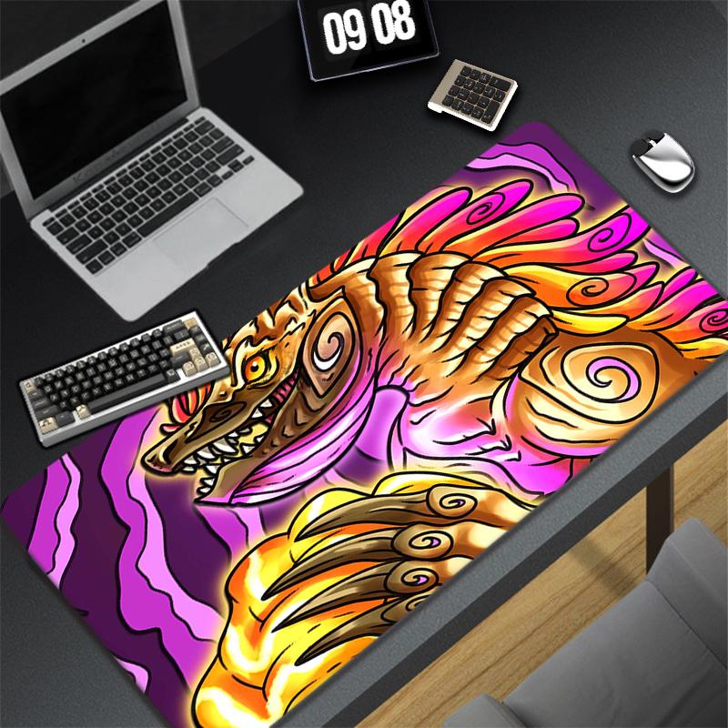 Monster Hunter Mouse Pad Gamer Mousepad Company Keyboard Mat Mause Gamer PC Cabinet Desk Table Pad Gaming Laptop Large Deskmat