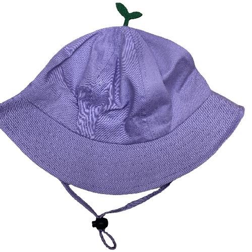 New Cute Baby Fisherman Hat with Sprout Spring Summer Children Drawstring Bucket Hat Solid Color Boys Girls Beach Panama Sun Cap