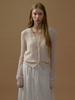 MOAT Mohair Sheer Cardigan (Soft Pink)