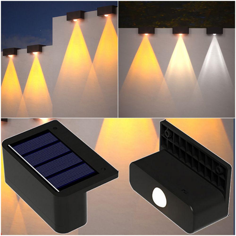 Rainproof Solar Step Lighting Solar Charging Solar Pathway Lights Garden Fence Light Pathway