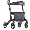 VEVOR Rollator Walker with Seat for Seniors, Foldable Lightweight Rolling Walker