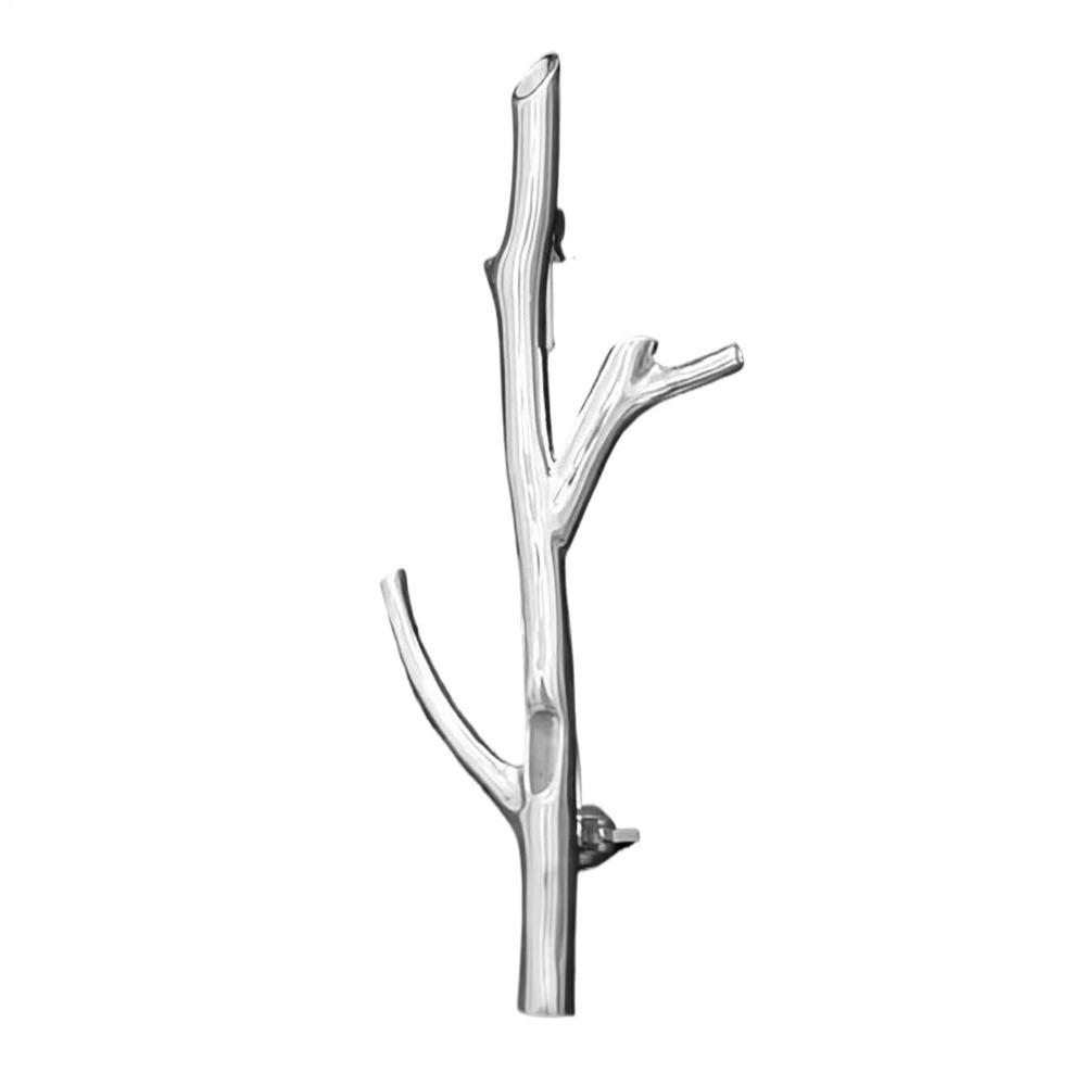 

Creative Branch-Shaped Flower Insert Brooch DIY Clothing Corsage Plastic Metal Branch Pins for Brooches with Insert Flowers прозрачный