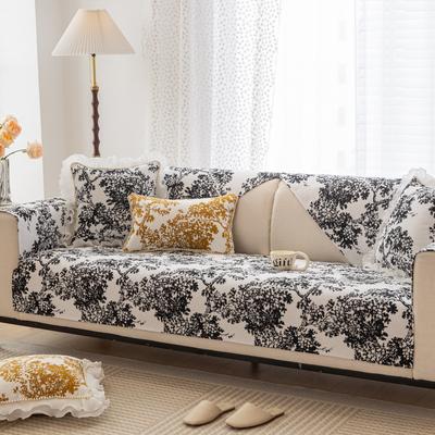 Sofa Cushion Four Seasons Universal Non-Slip Seat Cover Chenille Printed Sofa Dustproof Non-Slip Sofa Cover Towel