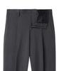 Musinsa Standard Narrow Belt One-Pleat Wide Slacks [Medium Gray]