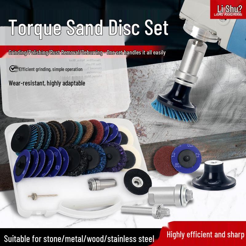 Angle Grinder Extension Set: Polisher for Metal & Wood Grinding, Rust Removal