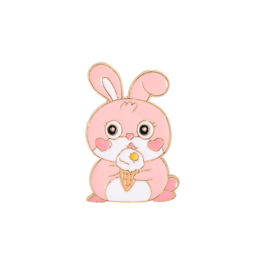 Cute Cartoon Animal Collection Enamel Brooches Penguins Elephants Tigers Cows Rabbits Pins For Clothes Jewelry Decoration