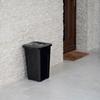 KADAX Trash Can Waste Container for Sorting 50L Bucket Black Container