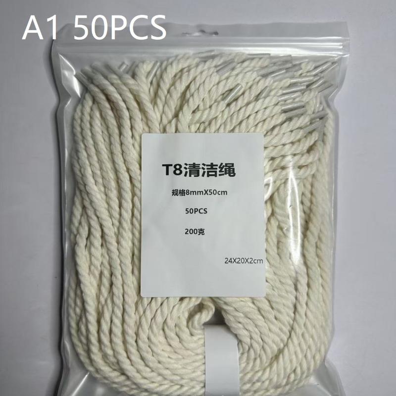 30/40/50Pcs 3D Printer Lead Screw Cleaning Cotton Rope 360 Degree Deep Clean Removes Stubborn Dirt For Printer Maintenance